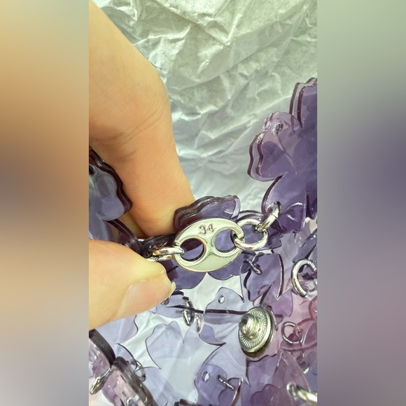 Paco Rabanne Mini Dress with Flower Sequins - Picture 10 of 16